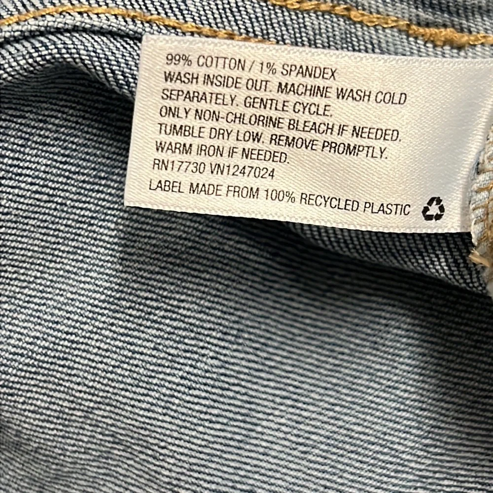 wild fable Distressed High-Rise Mom Jeans in Mid Blue - Picture 11 of 14